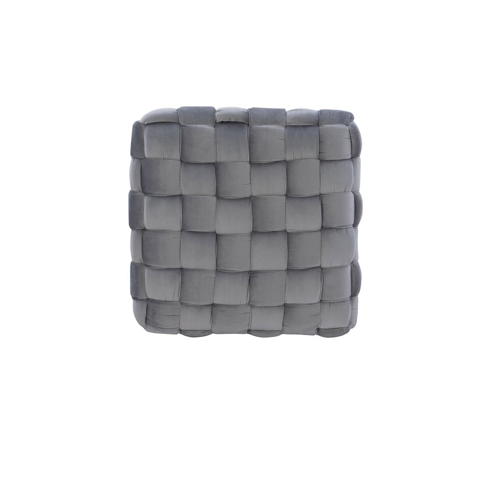 Shadbury Square Stool Grey