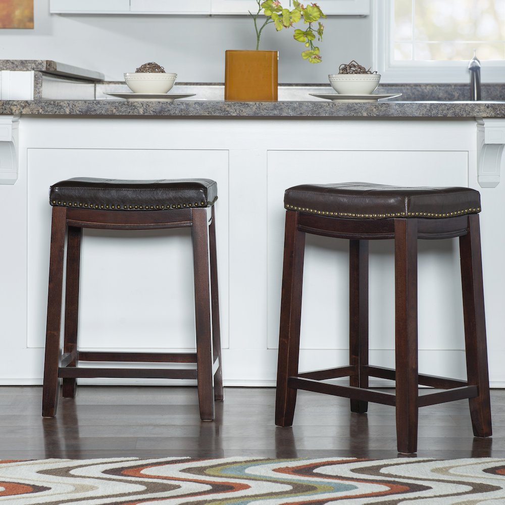 Claridge 2Pk Brown Counter Stool