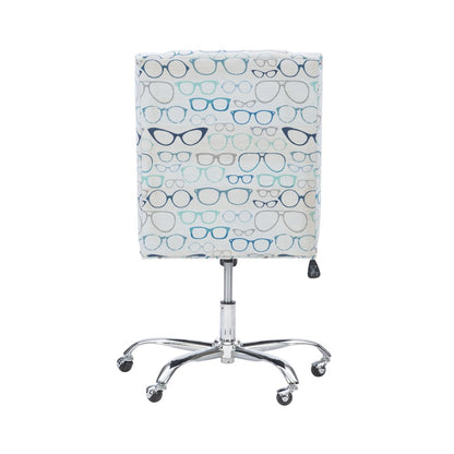 Draper Office Chair, Glasses Print