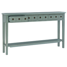 Sadie Teal Long Console
