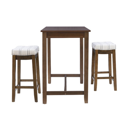 Clardige 3Pc Counter Set Rustic Stripe