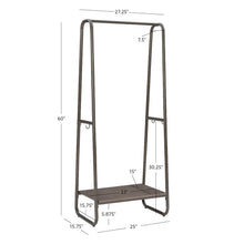 Bywood Clothing Rack Tall Pewter
