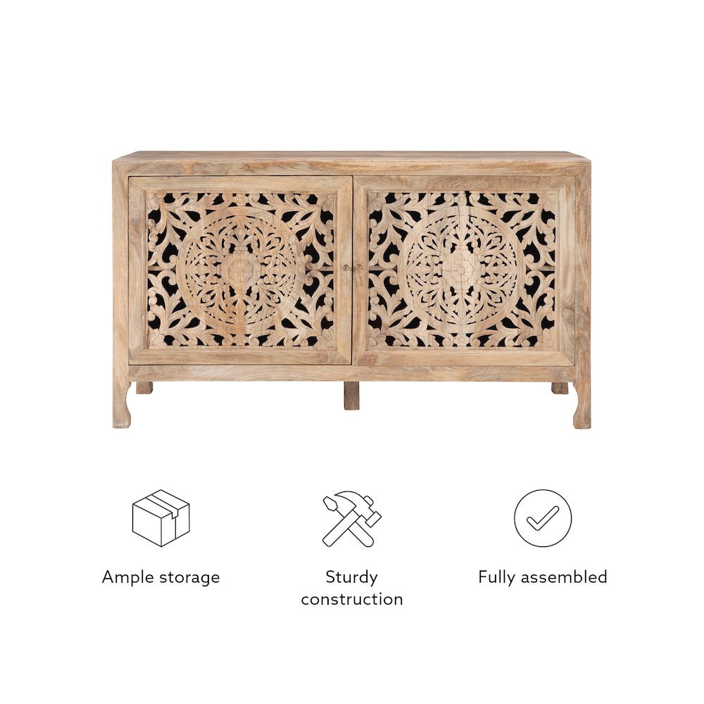 Haven 2 Door Cabinet Natural