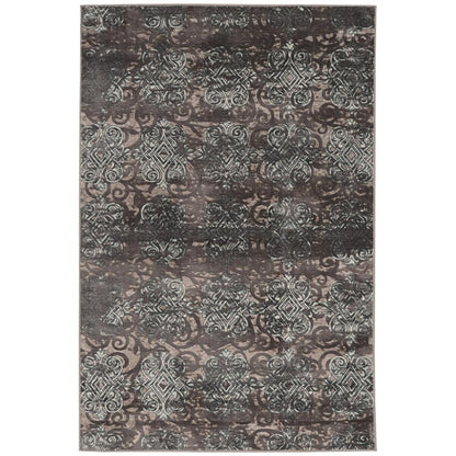 Vintage Trellis Grey & Blue 2x3, Rug