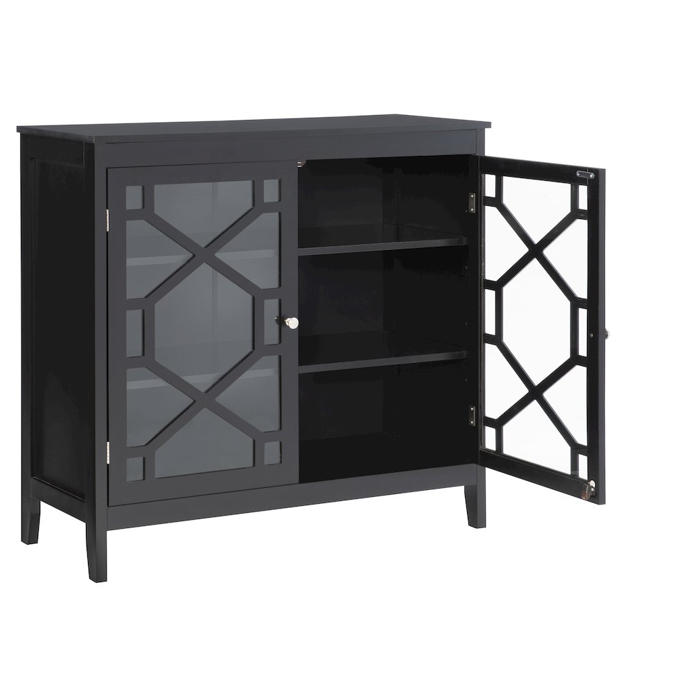 Fetti Black Large Cabinet
