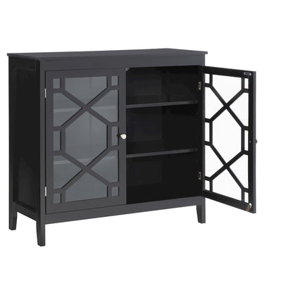 Fetti Black Large Cabinet