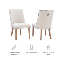 Adler Dining Chair Natural  Set of Two