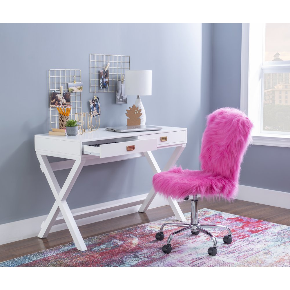 Peggy White Writing Desk