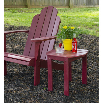 Red Adirondack End Table