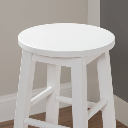 29 Inches Barstool White