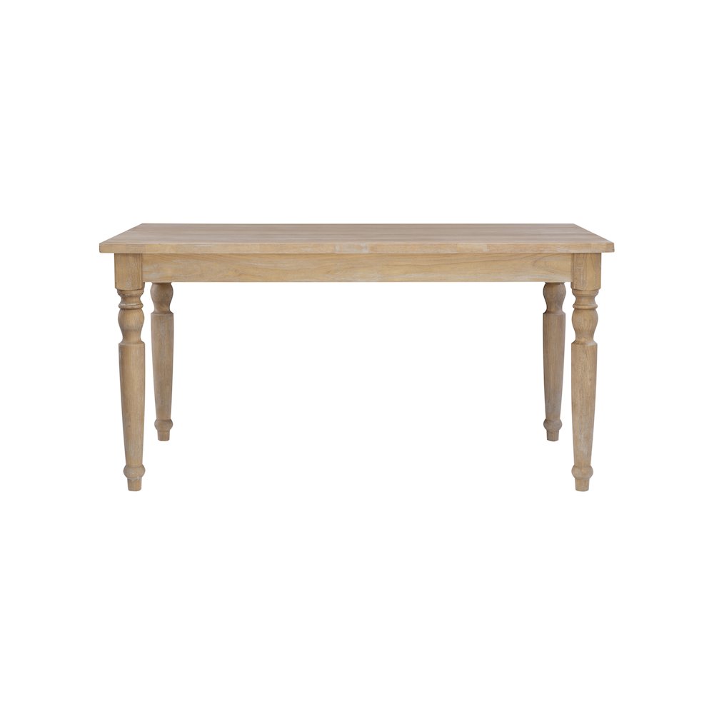 Avalon Light Natural Brown Rectangle Table