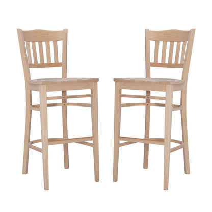 Maryah Barstool Unfinished Set Of 2