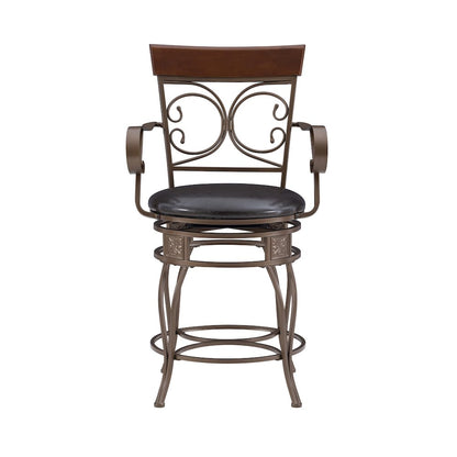 Beeson Big And Tall Counter Stool Arm