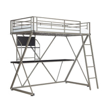Pewter Student Loft bed