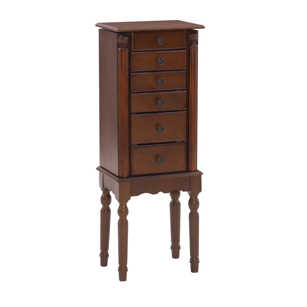 Deep Cherry Jewelry Armoire