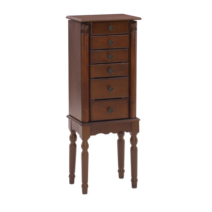 Deep Cherry Jewelry Armoire
