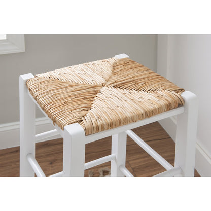 Gianna Backless Barstool White Set Of 2