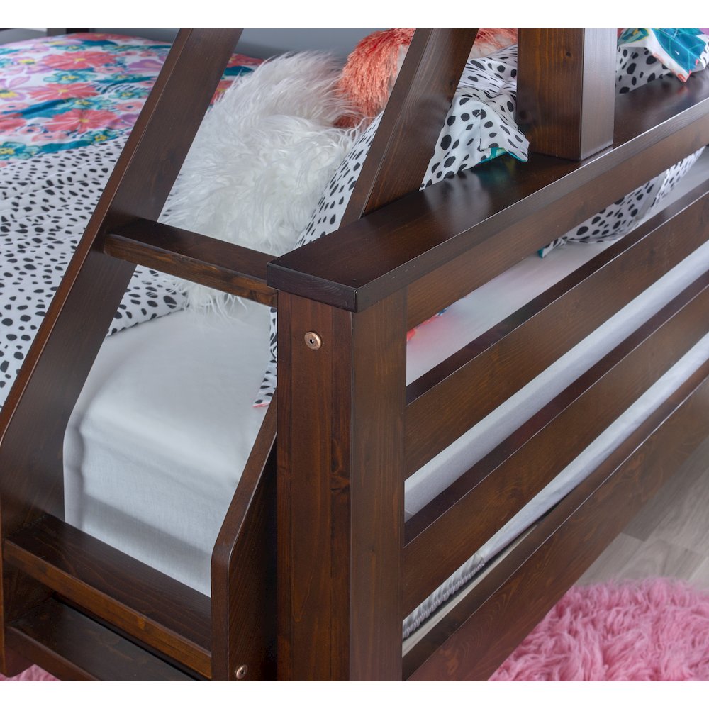 Levi Twin Full Bunk - Espresso