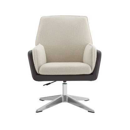 Marion Swivel Chair Brown Natural