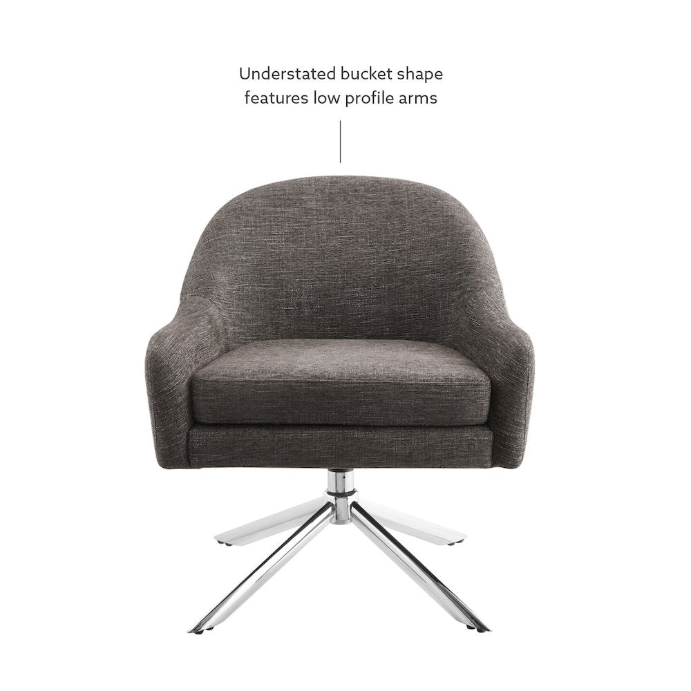 Lachlan Granite Swivel Accent Chair