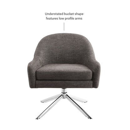 Lachlan Granite Swivel Accent Chair
