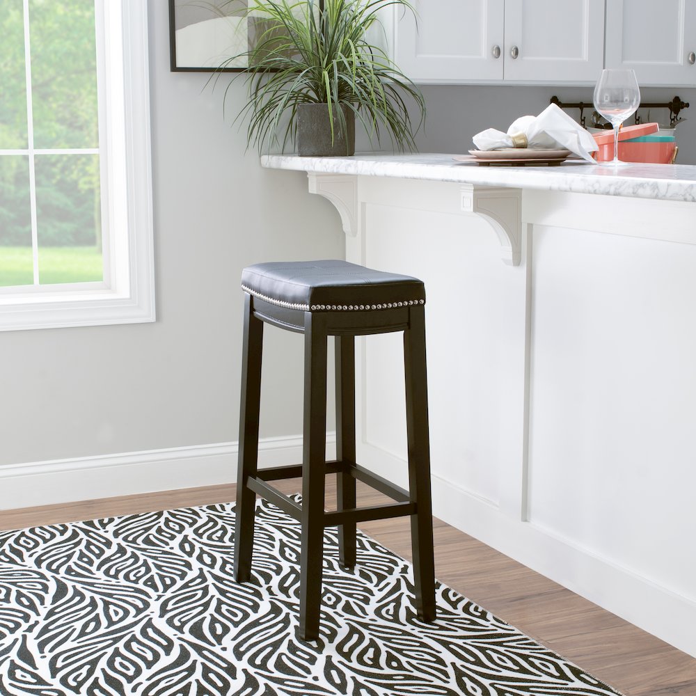 Claridge Black Barstool