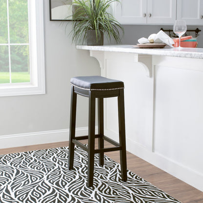 Claridge Black Barstool