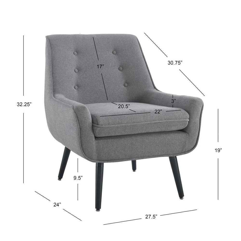 Trelis Chair - Gray Flannel