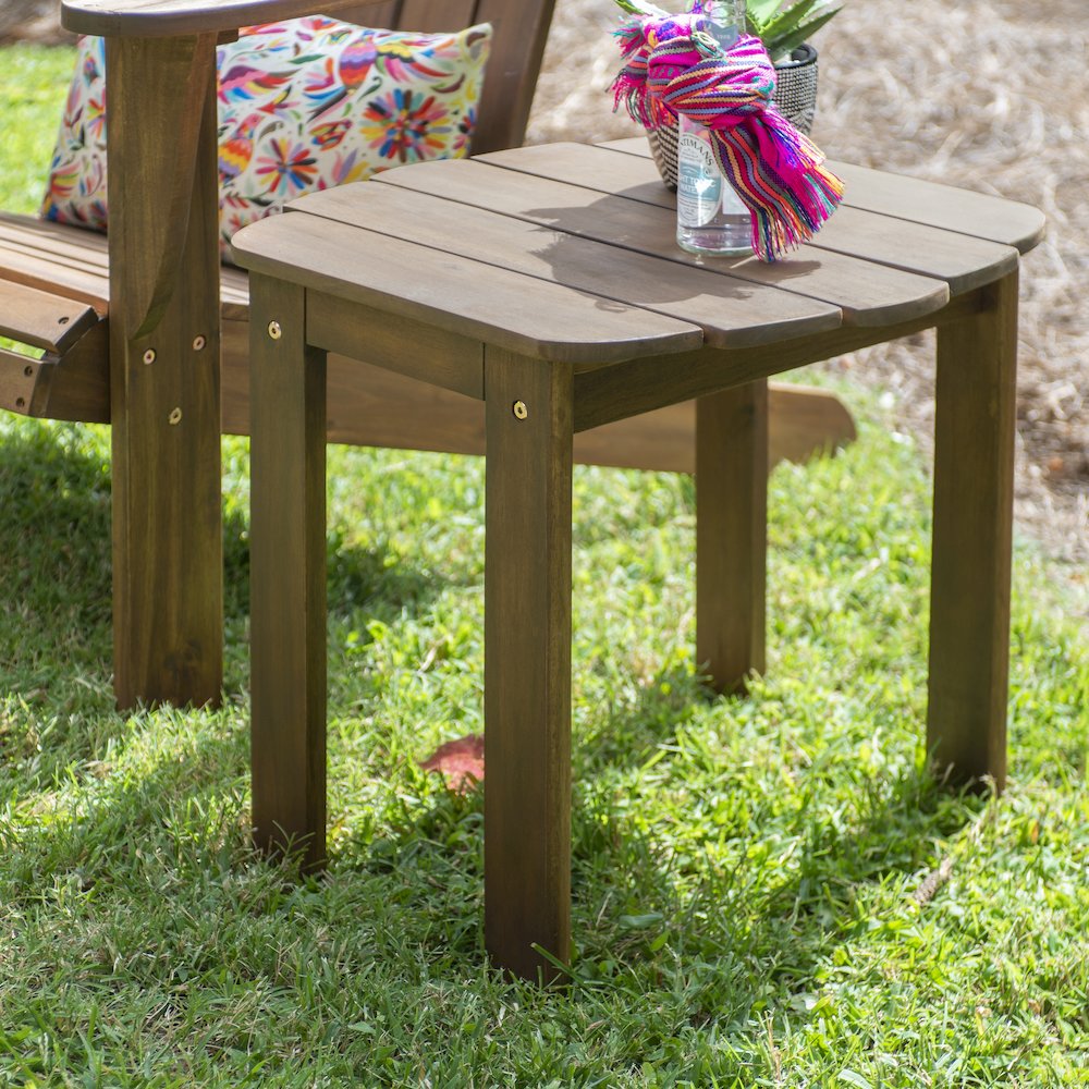 Acorn Finish Adirondack End Table