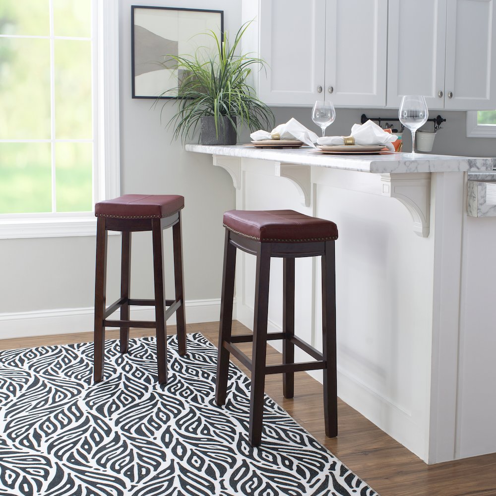 Claridge Red Barstool
