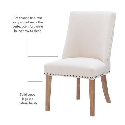 Adler Dining Chair Natural  Set of Two