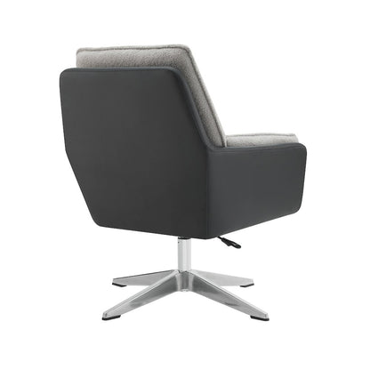 Marion Swivel Chair Black Grey