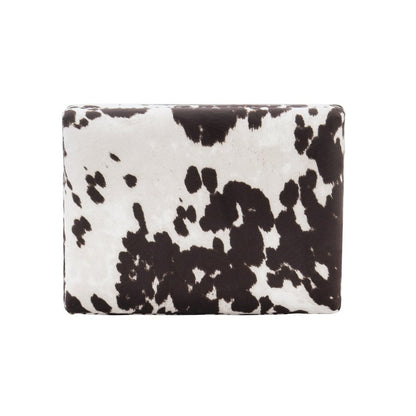 Walt Brown Cow Print Bar Stool