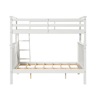 Leah Twin Over Full Bunk Bed White