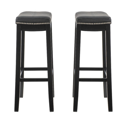 Claridge 2 Pk Black Bar Stool