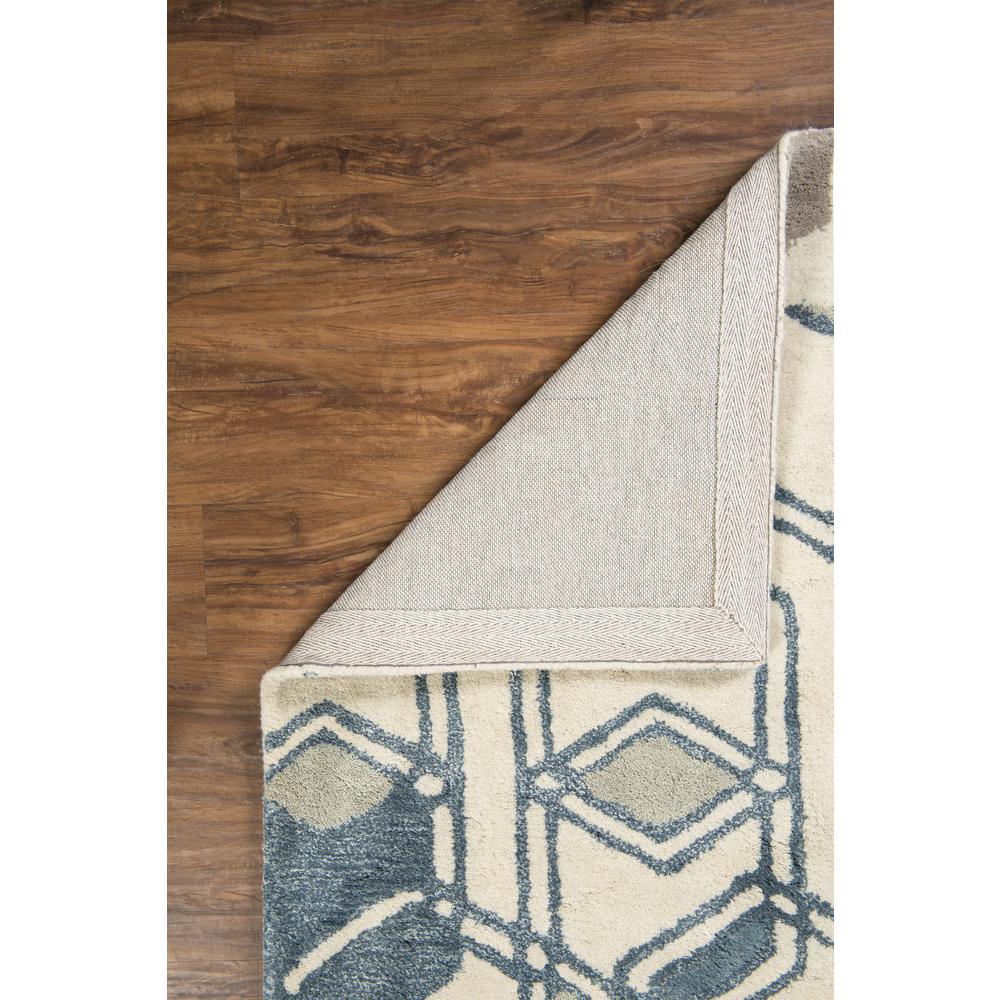 Aspire Triangle Light Blue & Cream 2x3, Rug