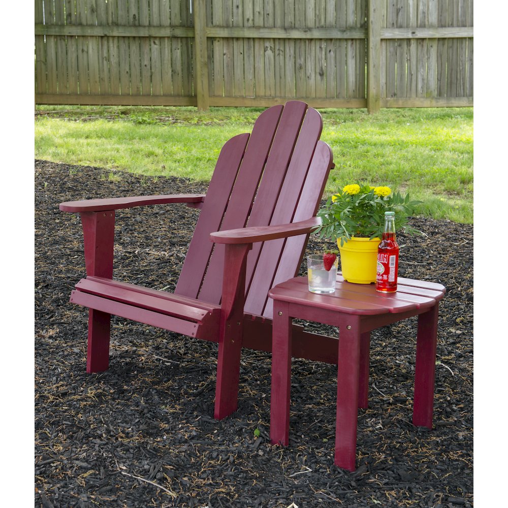 Red Adirondack Chair