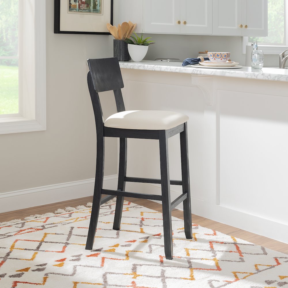 Jorissen Barstool Dark Charcoal