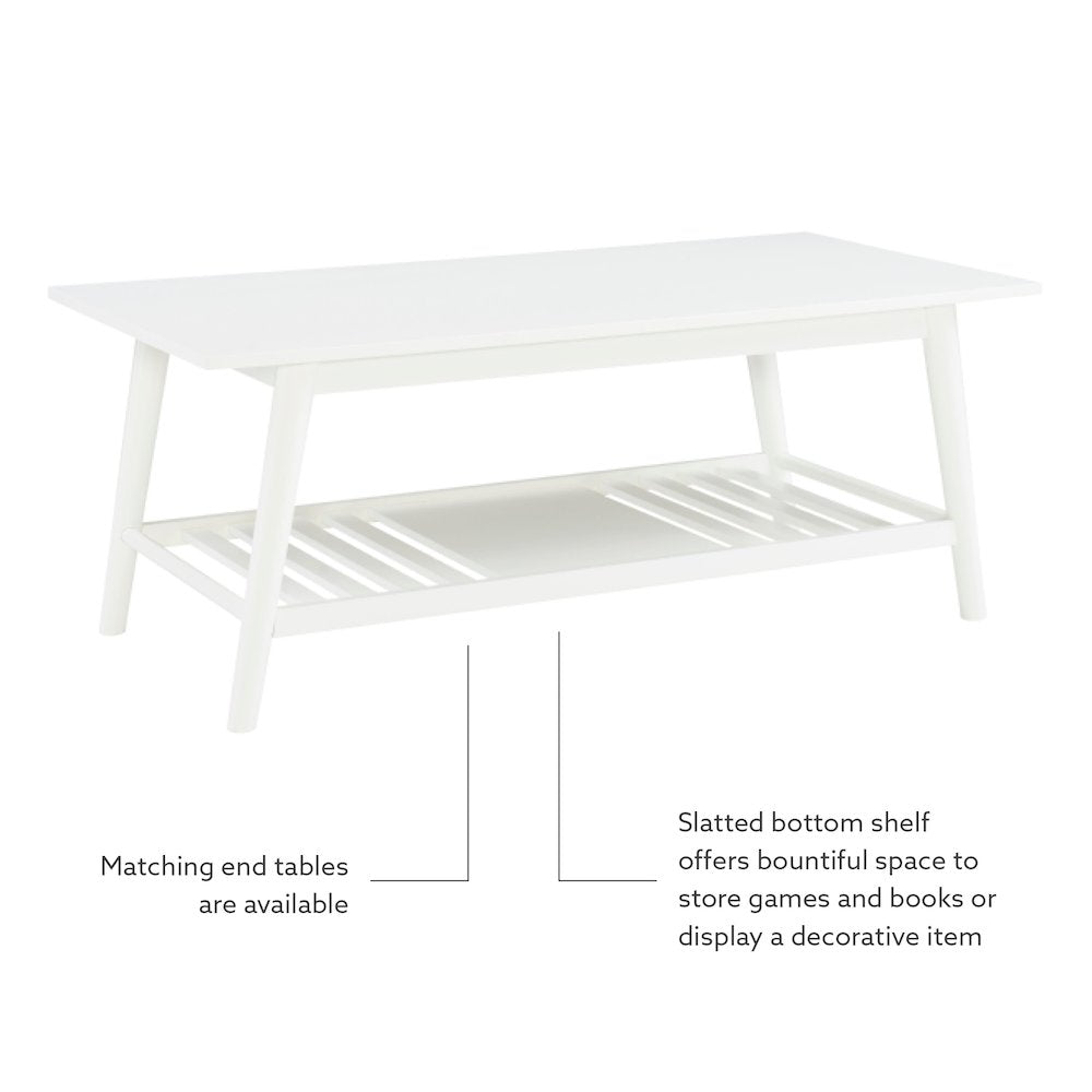 Charlotte Coffee Table White