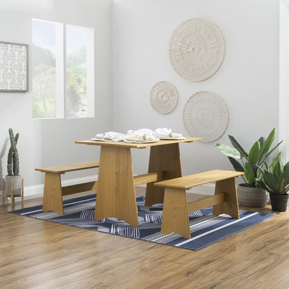 Linson Large Backless Bench Honey