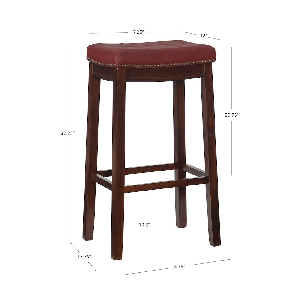 Claridge Red Barstool