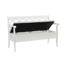 Elliana Storage Bench - White