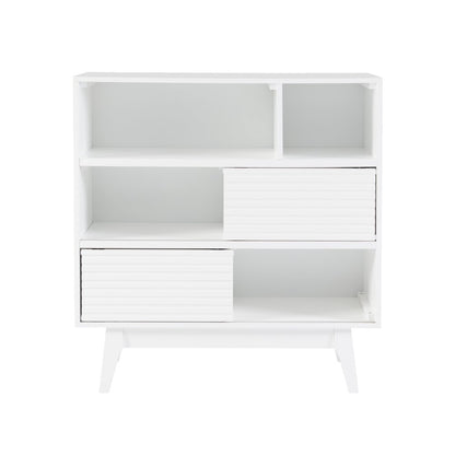 Ripples Bookcase White