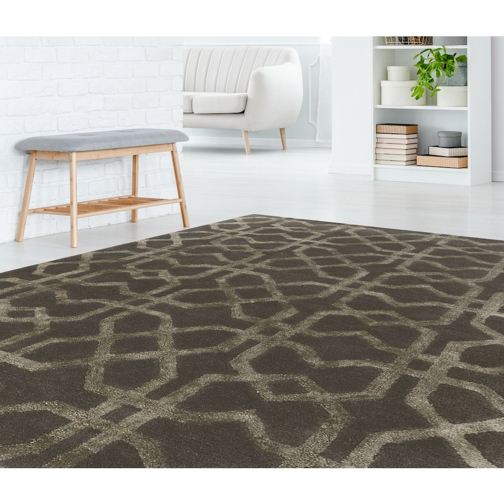 Aspire Wool Xs Slate 8x11, Rug