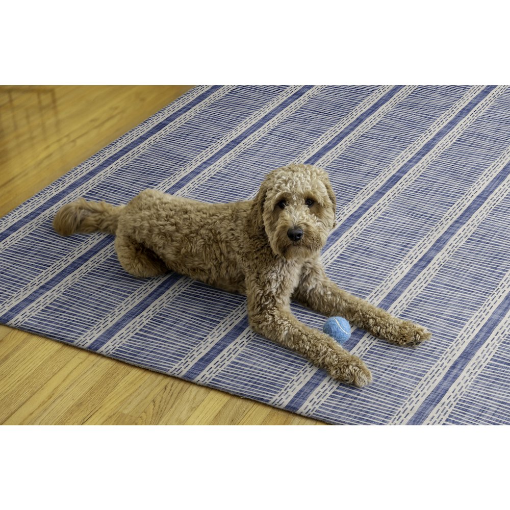 Washable Wallen Ivory/Blue 5x7, Rug