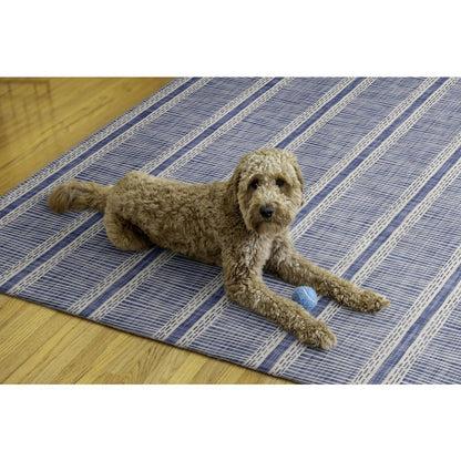 Washable Wallen Ivory/Blue 5x7, Rug