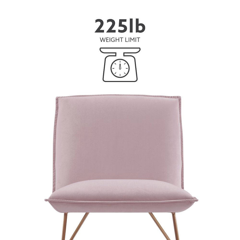 Kevlin Chair Blush Pink