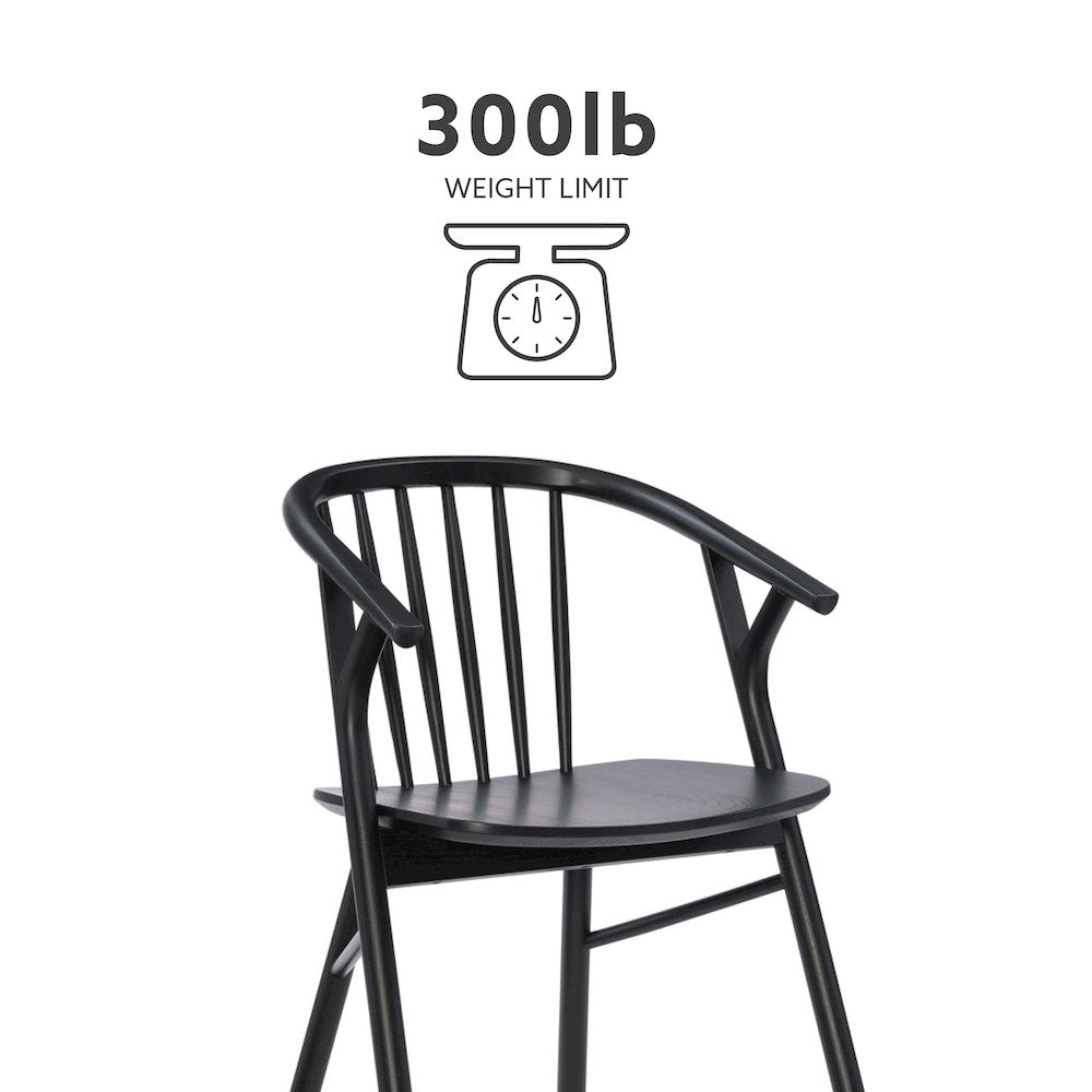 Delmot Chair Black