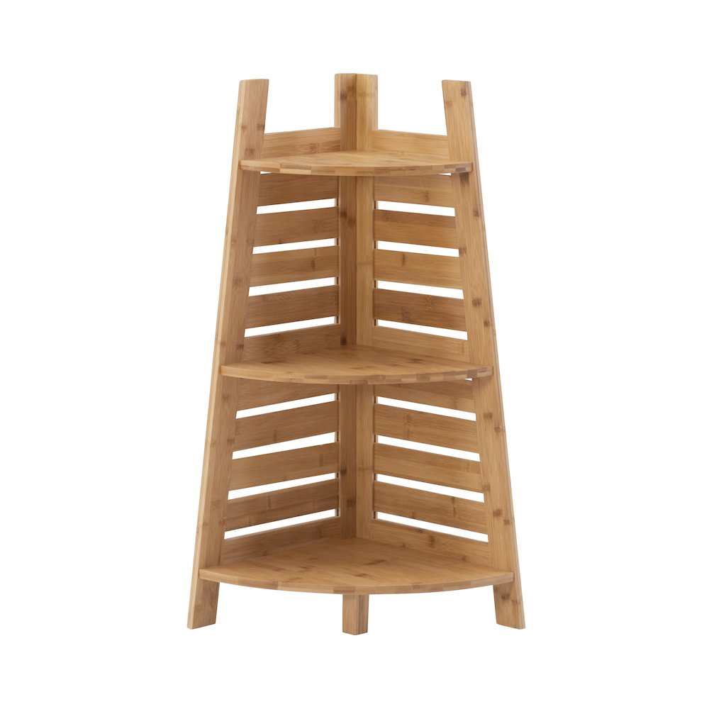 Bracken Bamboo Corner Shelf