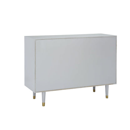 Six Drawer Geo Texture Dresser Grey